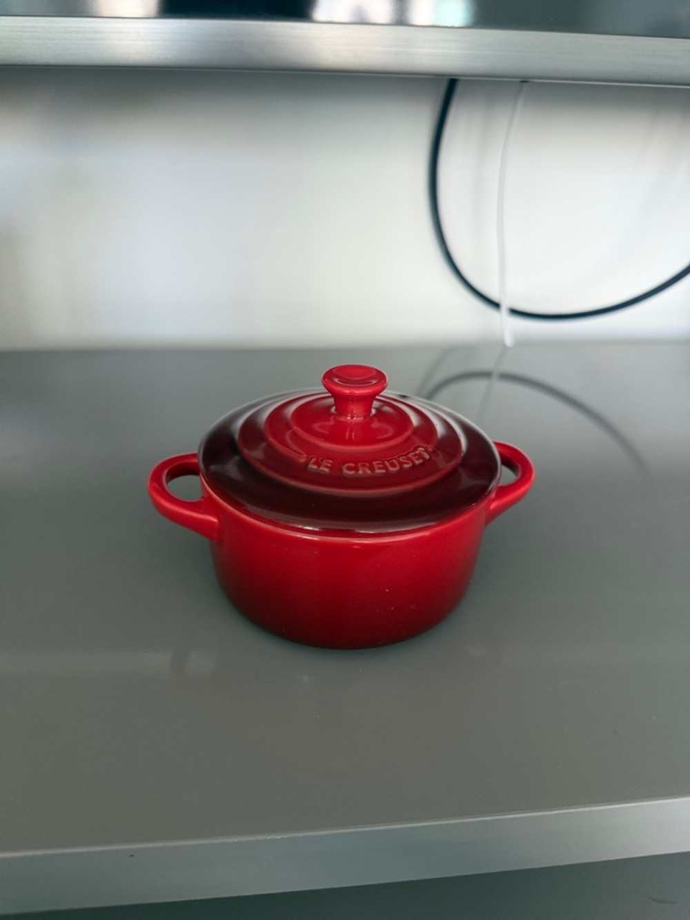 Le Creuset Red Mini Round Cocotte with Lid
